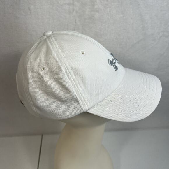 Under Armour UA Blitzing Hat Slideback Gray Embroidered Center Logo Lightweight - Picture 5 of 14